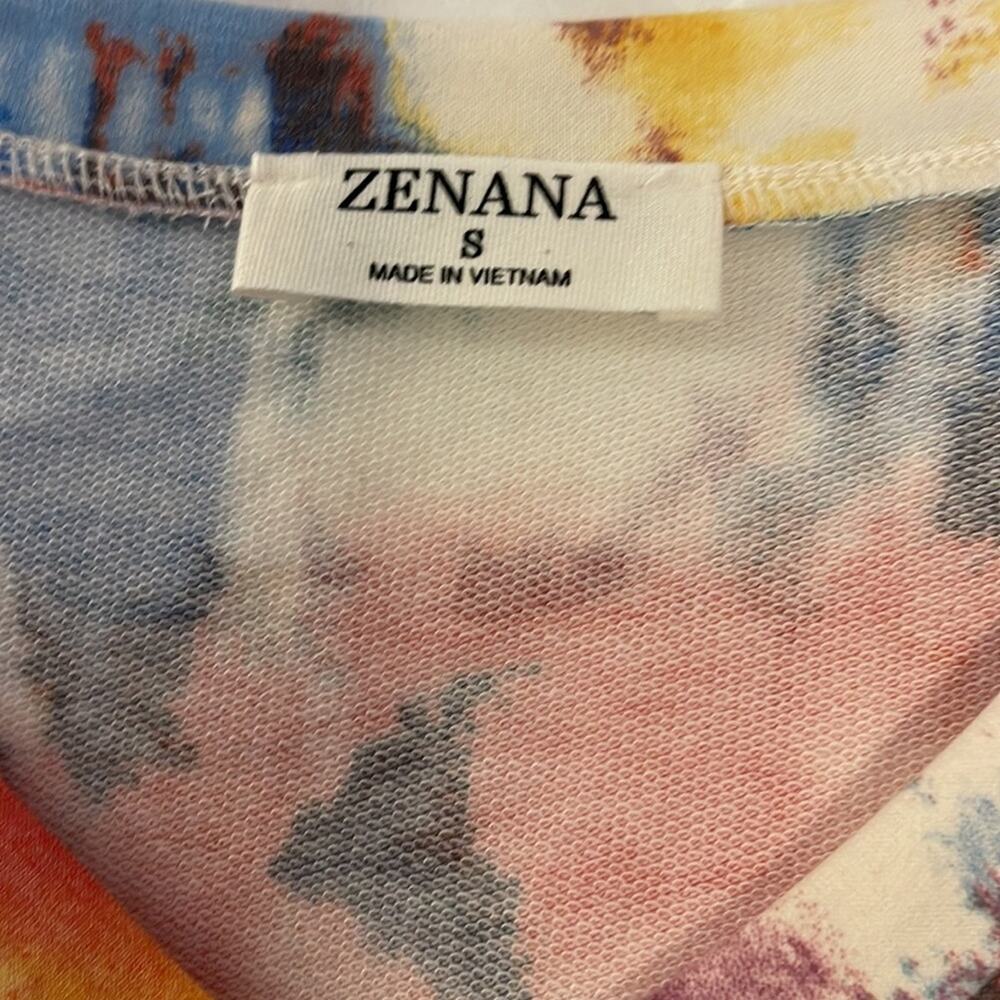 Zenana Lounge Set Tshirt and shorts Size Small - Picture 3 of 6